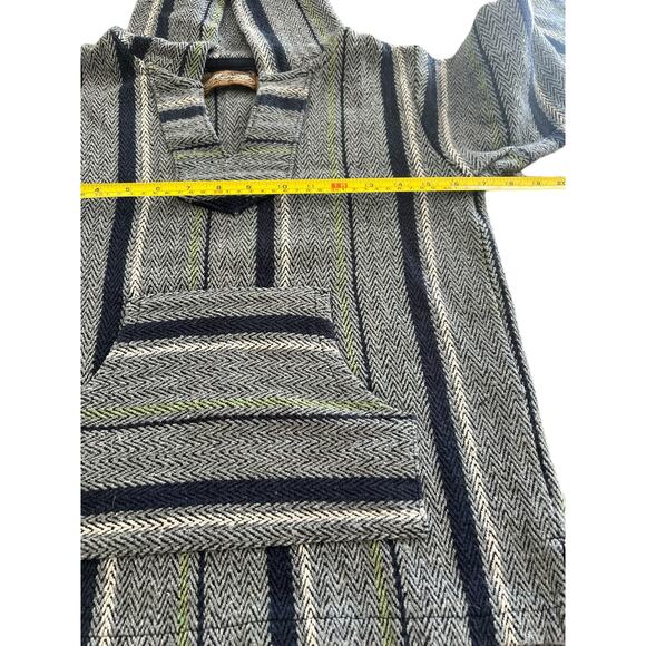 Retrofit Sweater Size M Youth Pullover Hippie Mexico Knit Poncho | X303 - Picture 9 of 14